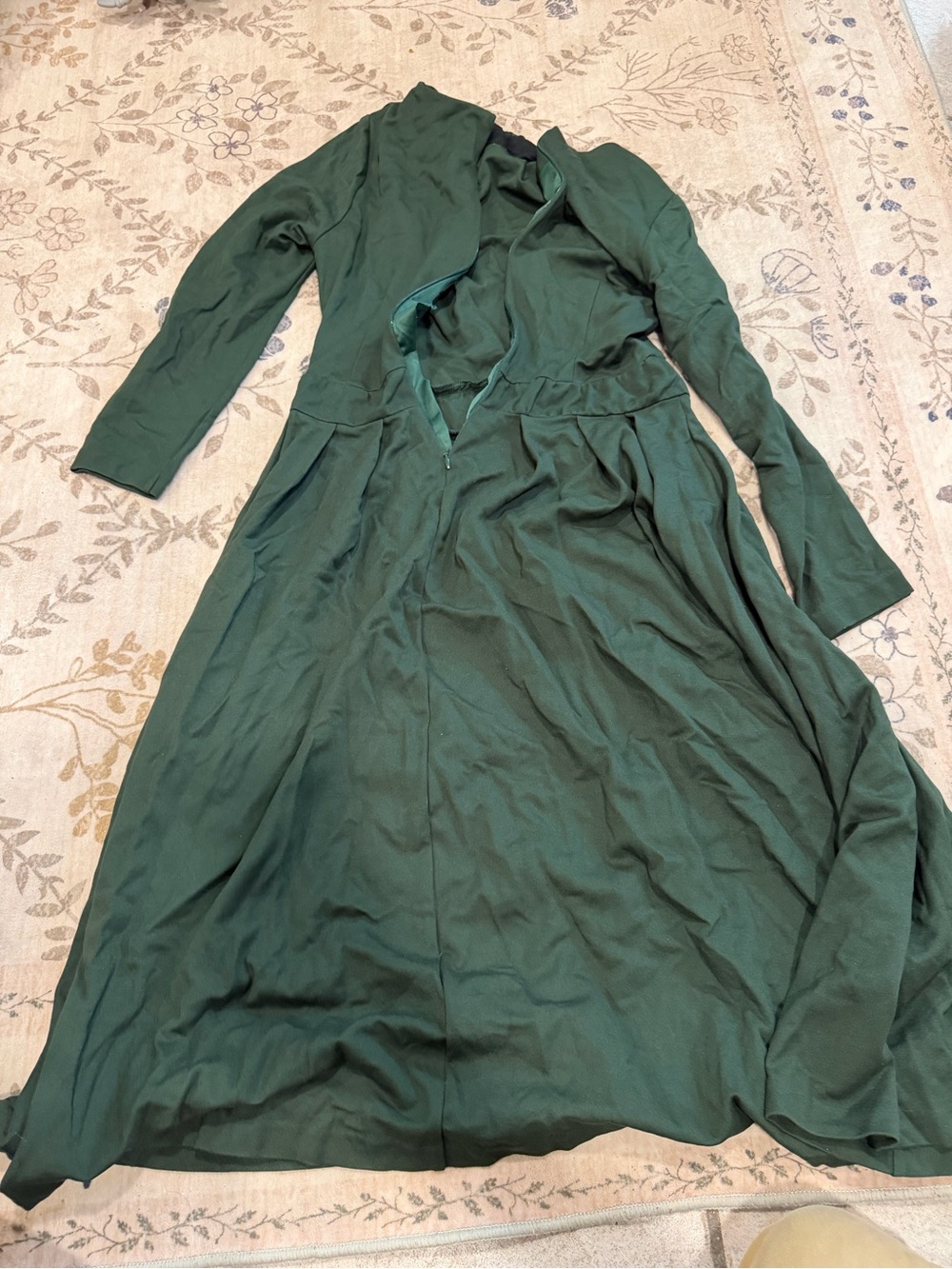 Dainty Jewells Forest Green Long Sleeve Maxi Dress